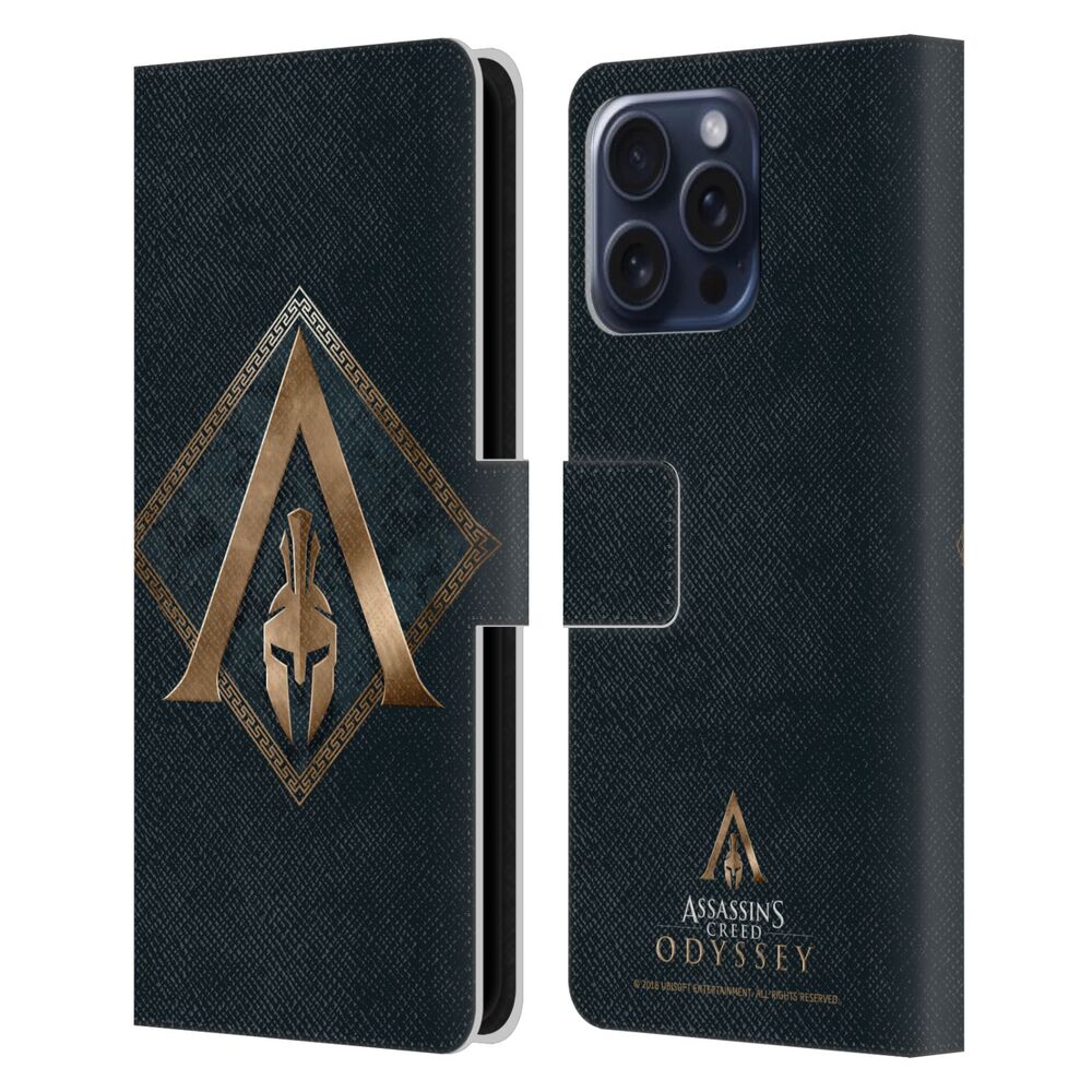 ASSASSINS CREED アサシンクリード - Odyssey Artwork / Logo レザー手帳型 / Apple iPhoneケース - PGS
